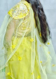 Bright Yellow Two-Piece Set