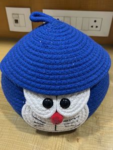 Cute Doraemon Blue Storage Basket