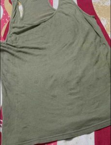 Green Racerback Tank Top