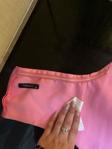 Chic Pink Corset Crop Top