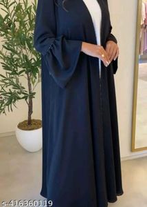 Dubai Style Jacket Abaya With Hijab