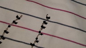Anklet With Black Beads