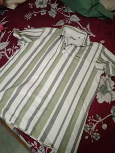 Men's Striped Polo Shirt