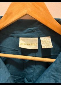 Teal Button-Up shirt