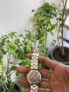 Elegant Women's Two-Tone Watch