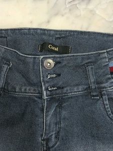 Distressed Denim Jeans.
