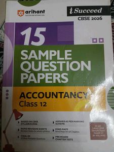 Arihant 15 Sample Question Papers - Class 12