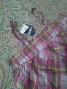 Cute Plaid Baby Doll Top age 5 year