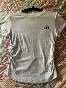 gathered grey top🩶🐭