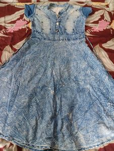 Denim Wash Kurta