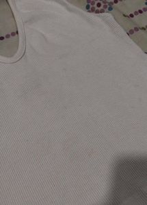 White Halter Neck Crop Top