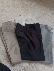 Men's Casual Trousers (3 Pairs)