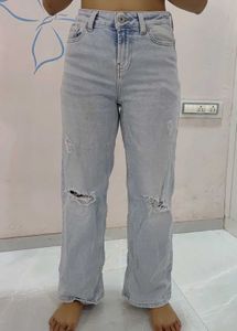 Light Wash Distressed Jeans