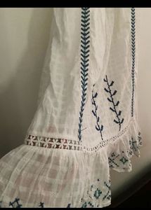 White Embroidered Maxi Dress
