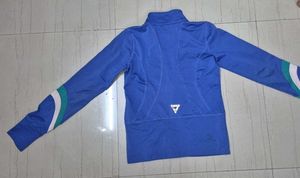 Blue Track Jacket with Sparkles