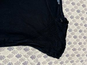 Elegant Black Knit Top