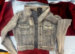 y2k Acid Wash Denim Jacket