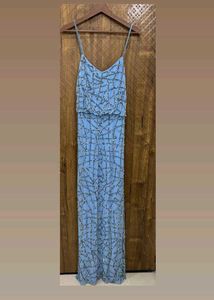 Sparkling Blue Maxi Dress(Size:36/38) brand new