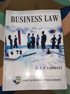 Business Law Book by Dr. G.K. Varshney