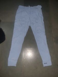Lightweight White Ethnic Pants