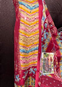 Elegant Unstitched Dress Material