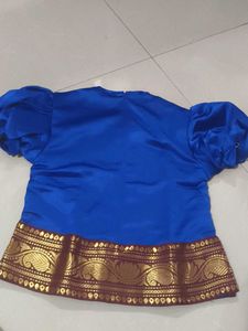Vibrant Blue Ethnic Blouse