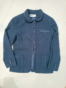 Vintage Women Black Jacket/Blazer Fit For S &amp; M