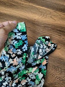 Floral Print Midi Skirt