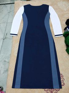 Embroidered Blue &amp; White Kurta