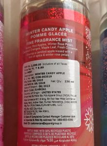 Final Sale⏳️Winter Candy Apple🍎 Mist 10ml Decant