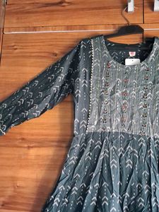 Brand New Grean Anarkali Kurti💚