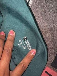 Teal Ribbed Seamless Leggings