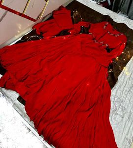 Stunning Red Ethnic Gown