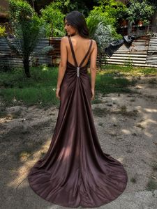 Elegant Brown cocktail Gown