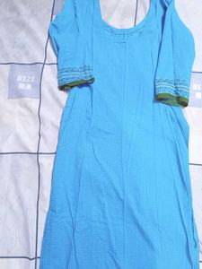 Blue &amp; Green Patiala Suit Set
