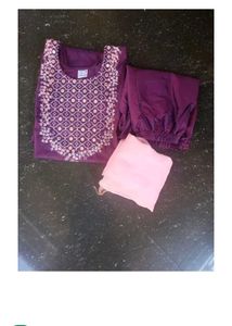kurta pant set taffeta fabric