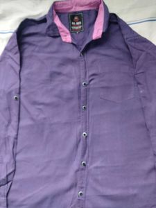 Purple Dress Men Shirt XL