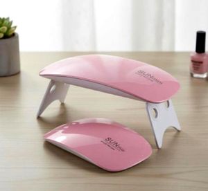 Pink Mini UV Nail Lamp Dryer