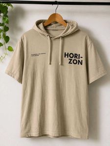 Horizon Short Sleeve Hoodie T-Shirt