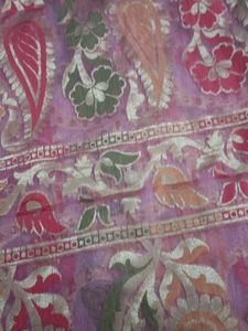 Multicolour Cotton Silk Saree