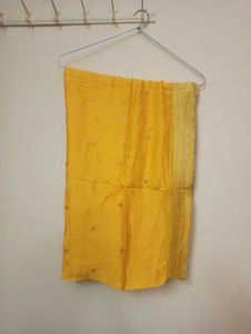 Silk suit with straight pajama &amp; dupatta