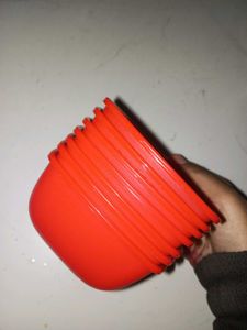 Orange Square Bowl Set Of 6