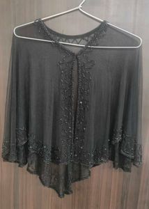 Beaded Sheer Cape
