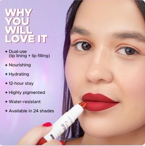 HILARY RHODA Kissable Lip Crayon- Candy Flush 25