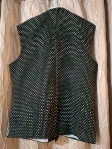 Stylish Polka Dot Nehru Jacket