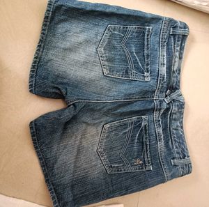 Stylish Blue Denim Shorts