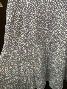 Blue Floral Mini Dress