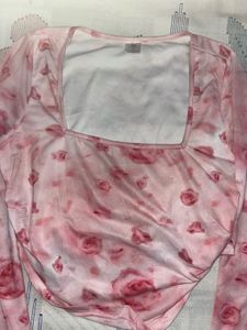 Floral Print Long Sleeve Top
