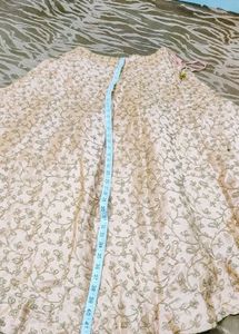 Embroidered peach women  Lehenga Choli Set