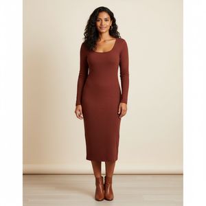 Long Sleeve Midi Dress